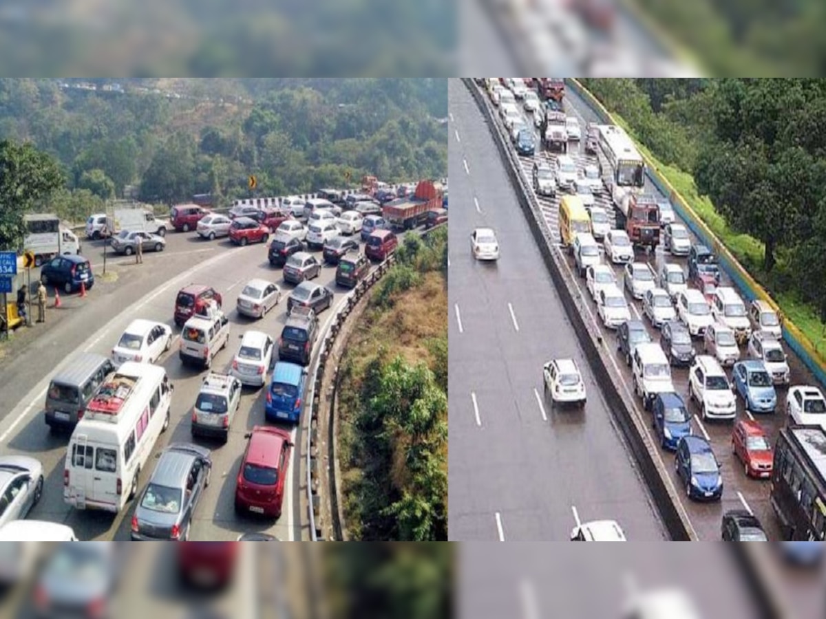 Mumbai Pune Expressway : मुंबई - पुणे एक्स्प्रेस वेने आज प्रवासाला निघण्याआधी ही बातमी वाचा title=