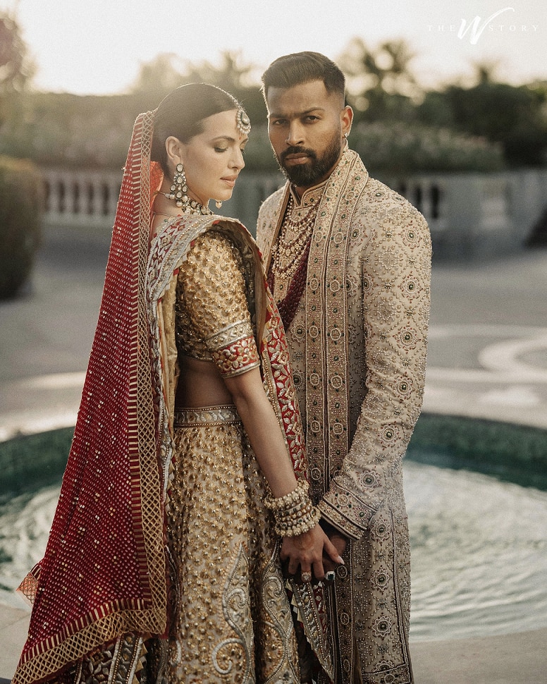 cricketer Hardik Pandya Natasa Stankovic wedding photo Album