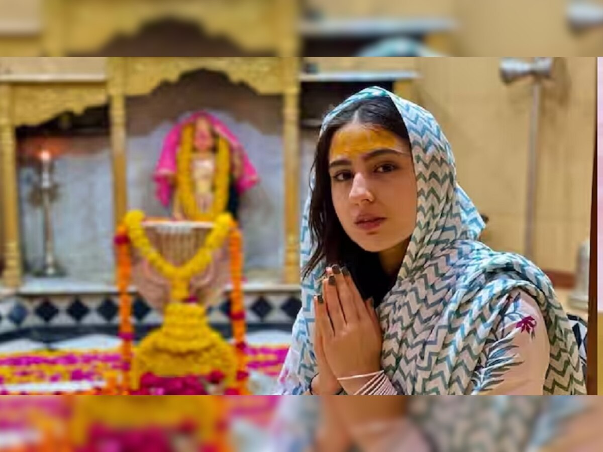 Sara Ali Khan: कपाळावर चंदन, डोक्यावर ओढणी; महादेवाचं दर्शन घेतल्यानं सारा अली खान ट्रोल का झाली?  title=