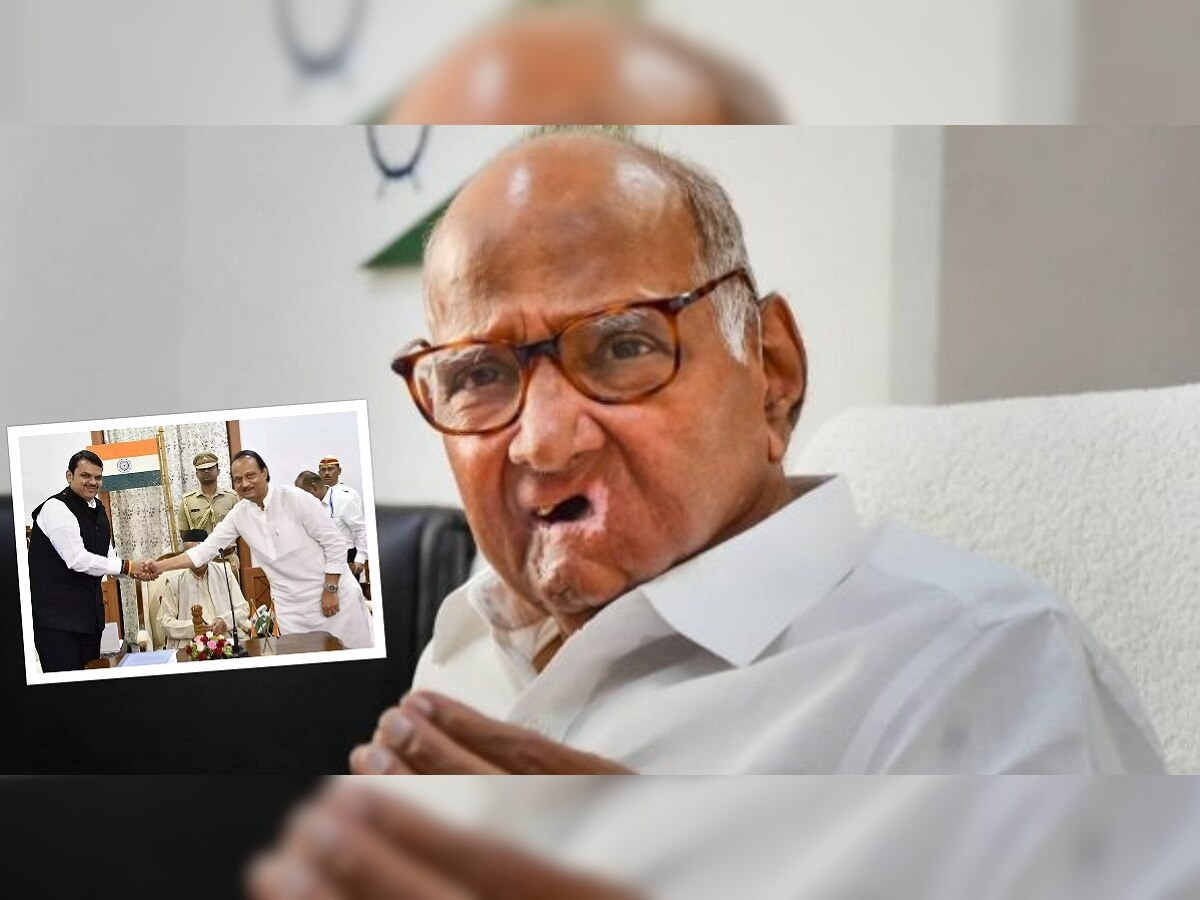 Sharad Pawar: पहाटेच्या शपथविधीबाबत शरद पवारांचा मोठा गौप्यस्फोट; राज्यात खळबळ title=