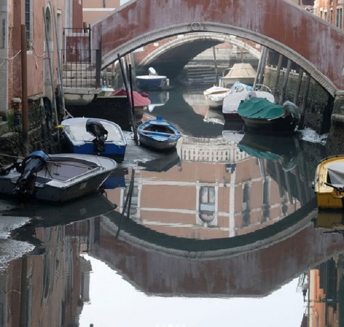 Italy drought results in dry Venice canals latest world news 