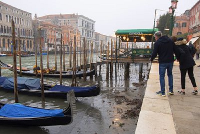 Italy drought results in dry Venice canals latest world news 