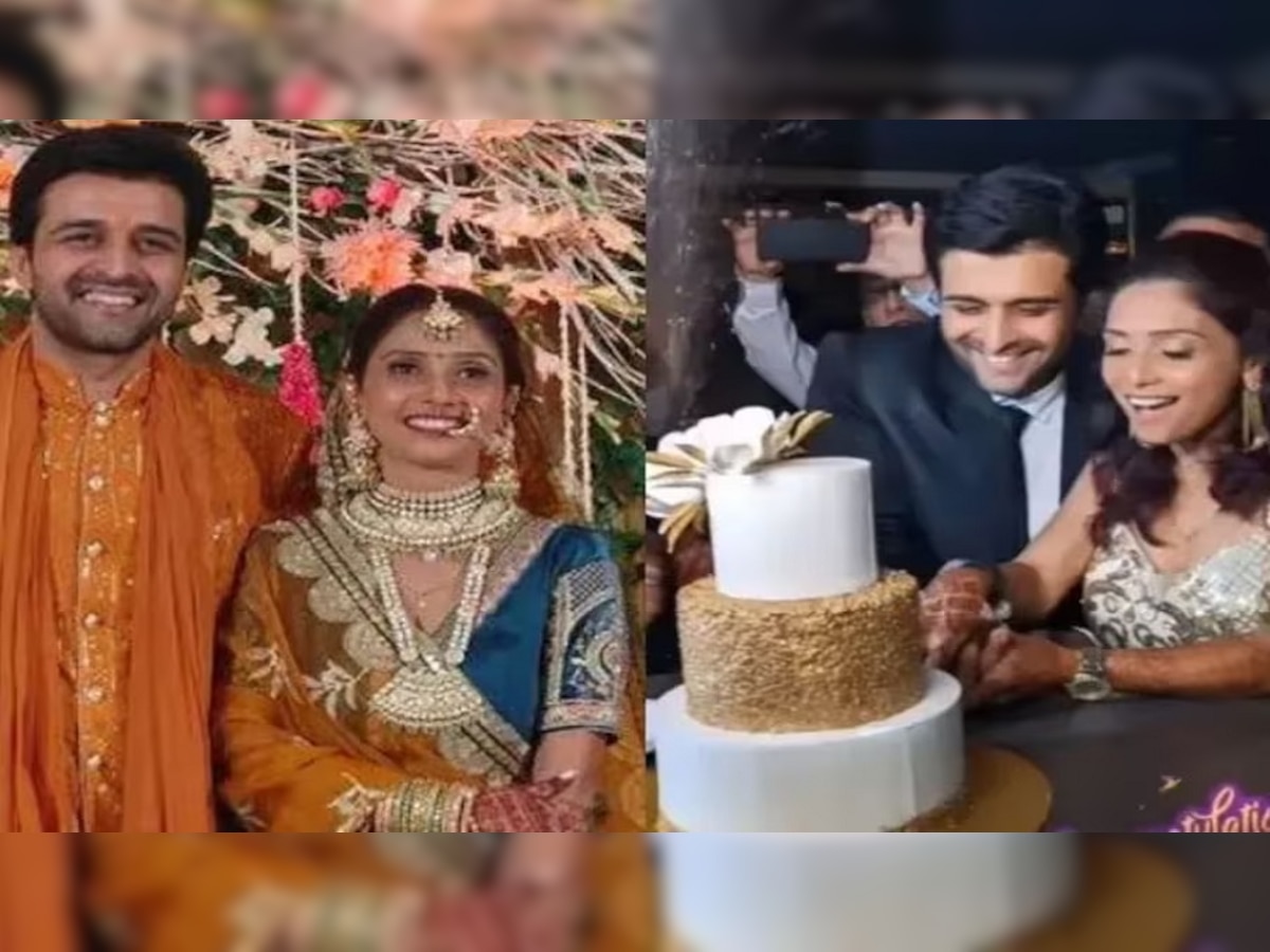 Sachin Shroff Wedding:  सचिन श्रॉफ अडकला लग्नबंधनात, बबितासह अंजलींनी लावली खास हजेरी   title=