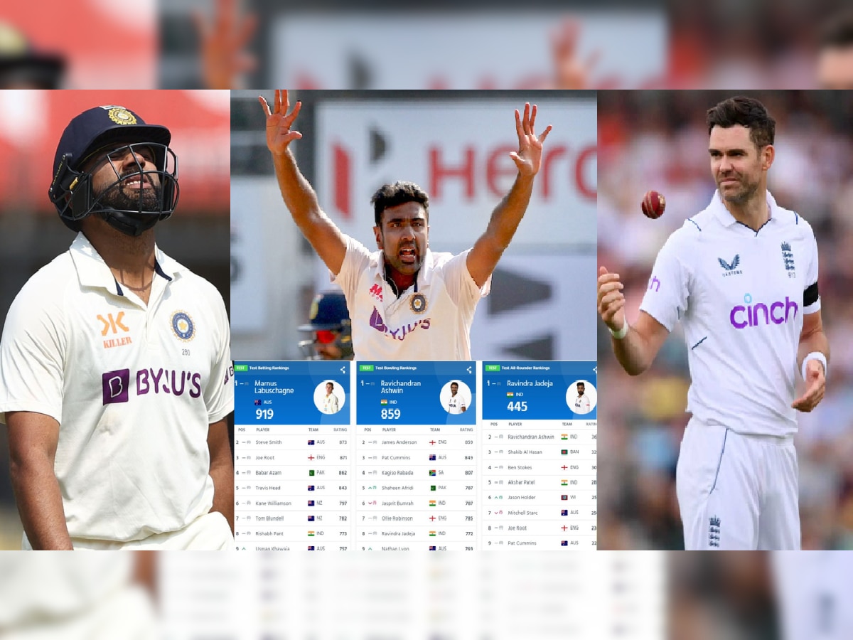 ICC Test Rankings : टेस्ट रँकिंगमध्ये दोन खेळाडू बनले नंबर-1; रोहित शर्मा आणि बुमराहचं मोठं नुकसान title=