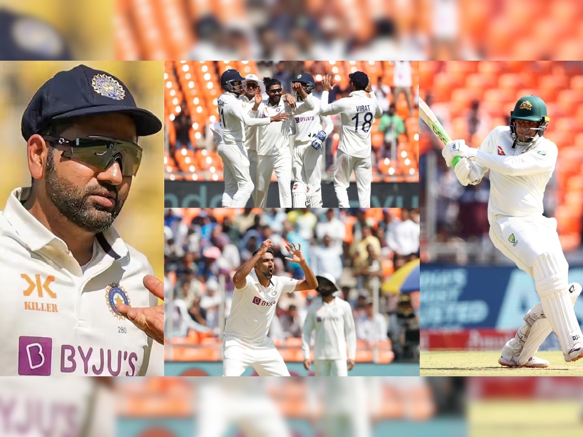 IND vs AUS: ख्वाजाच्या शतकाने भारत बॅकफूटवर; Rohit Sharma ची 'ही' चूक टीम इंडियाला पडणार महागात title=