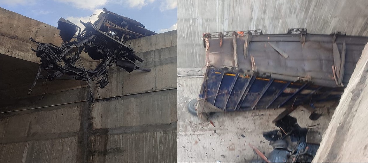 Samruddhi Mahamarg Accident : समृद्धी महामार्गावरील अपघातानंतर ट्रकचे दोन तुकडे, एक ठार