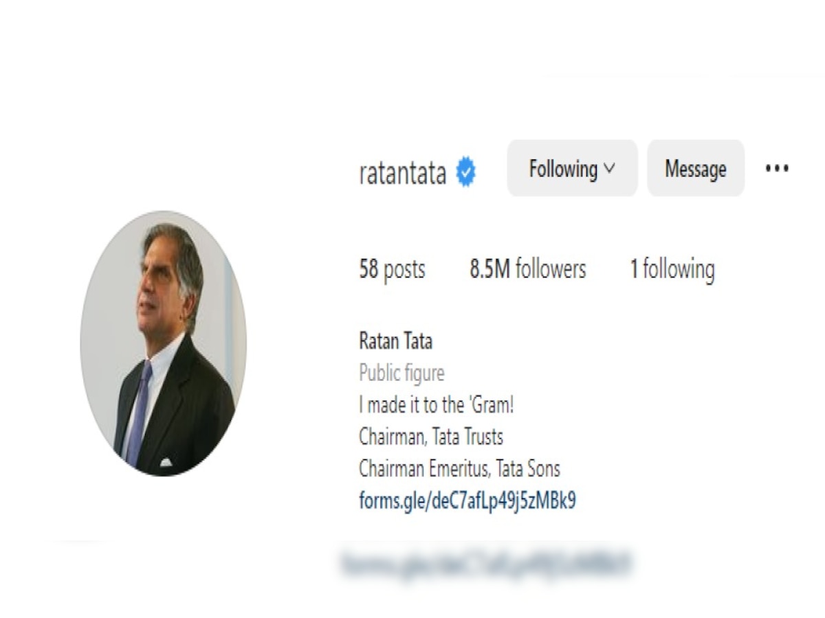 तुम्हाला माहितीये का; Ratan Tata इन्टाग्रामवर फक्त एकाच युझरला फॉलो करतात, कोण आहे तो Instagram User?  title=