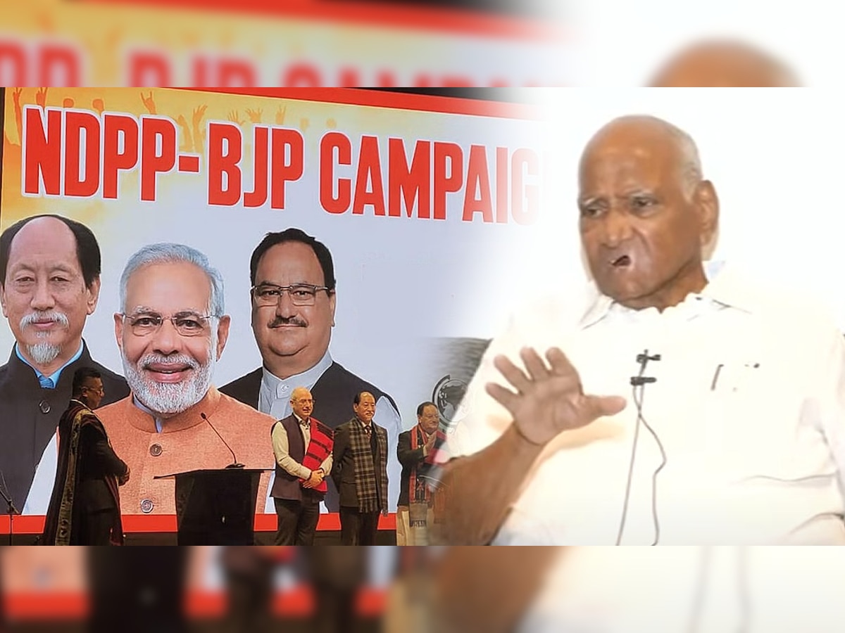 NCP Support BJP: "आमच्या 7 आमदारांनी सांगितलं, भाजपाबरोबर जाणार नाही पण..."; पवारांनी सांगितलं BJP ला पाठिंबा देण्याचं कारण title=