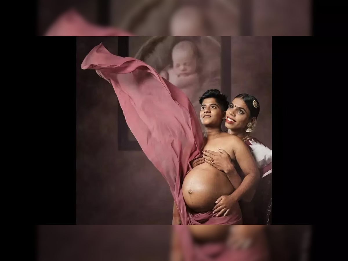 Transgender Couple Pregnant : केरळमधील ट्रान्समेलच्या बाळाची पहिली झलक, Video तुफान Viral  title=