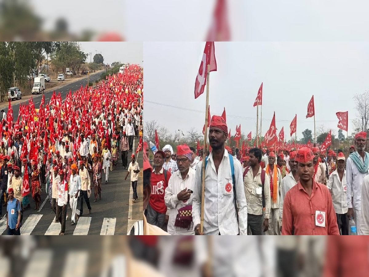 Farmer Long March: महाराष्ट्र सरकारकडून 70 टक्के मागण्या मान्य, शेतकरी मोर्चा स्थगित केल्याचे गावितांची घोषणा title=