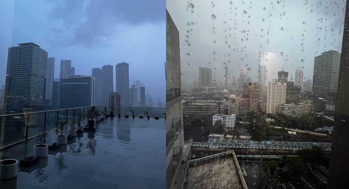 Mumbai Rains : मुंबई, ठाण्यात पावसाची जोरदार हजेरी, उपनगरात काय परिस्थिती? 