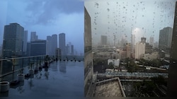 Mumbai Rains : मुंबई, ठाण्यात पावसाची जोरदार हजेरी, उपनगरात काय परिस्थिती? 
