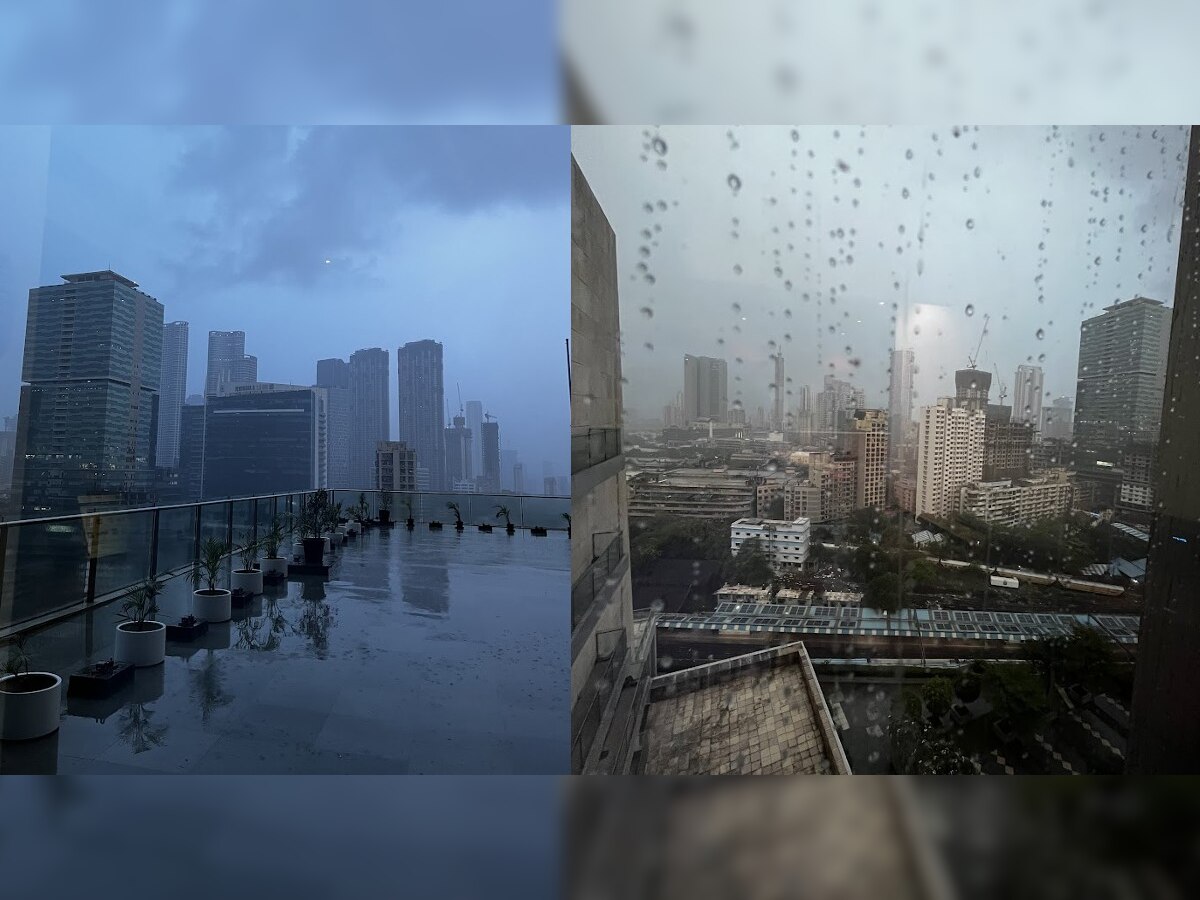 Mumbai Rains : मुंबई, ठाण्यात पावसाची जोरदार हजेरी, उपनगरात काय परिस्थिती?  title=