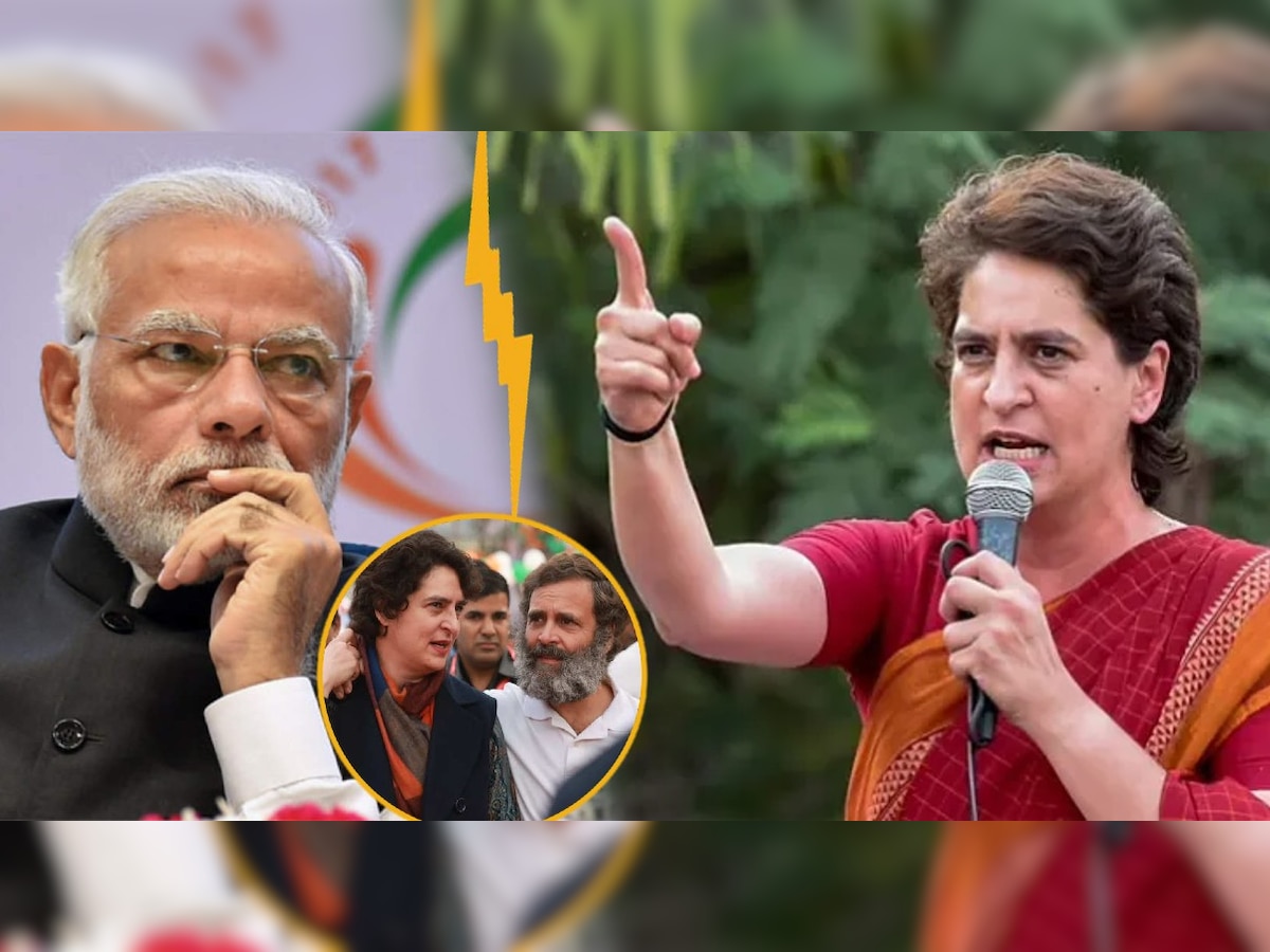 Priyanka Gandhi Slammed Modi: "तुमच्यासारख्या भित्र्या सत्तालोभ्यांसमोर..."; भावाची खासदारी गेल्याने प्रियंका गांधींचा थेट मोदींवर हल्लाबोल title=