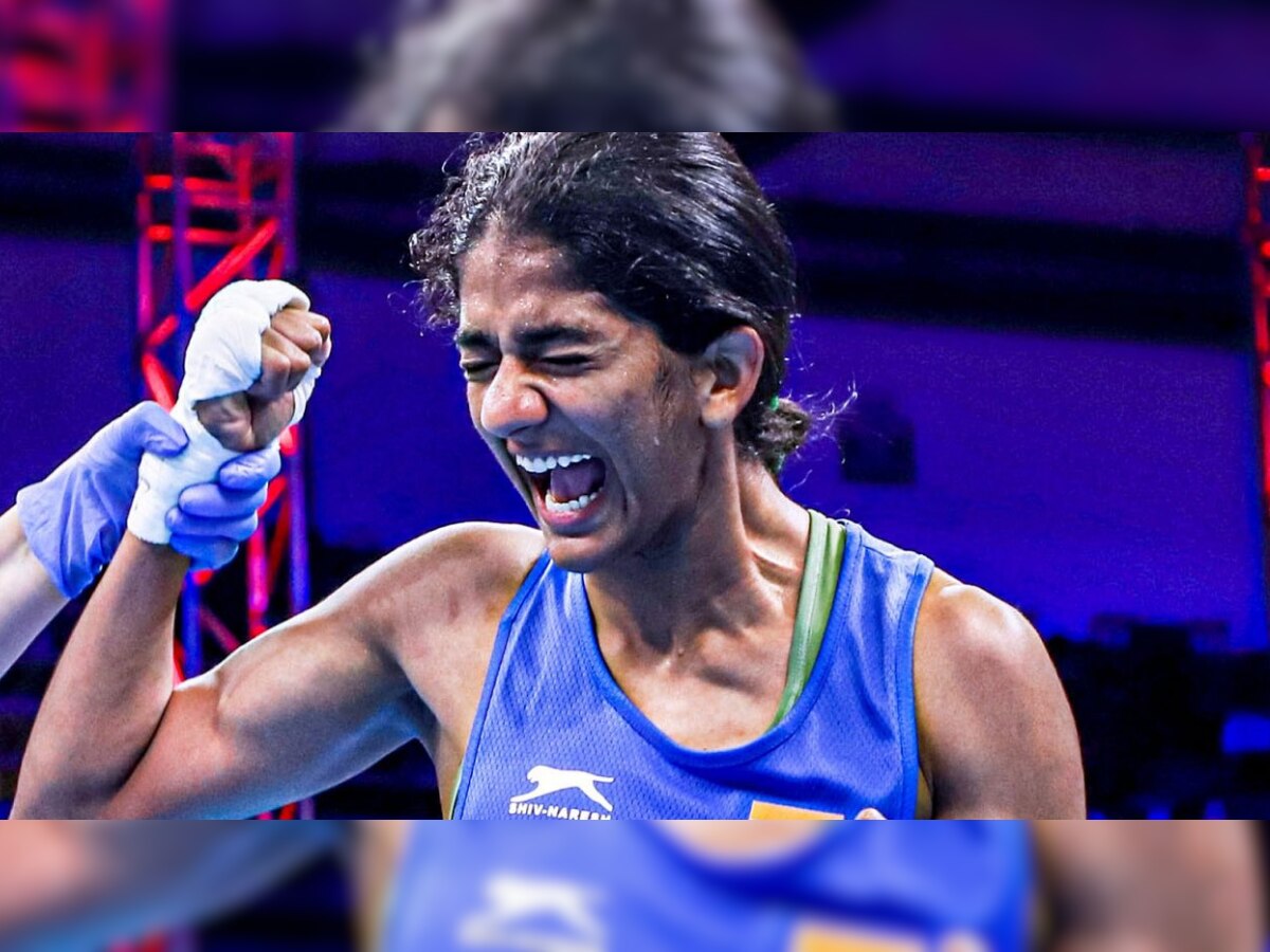 Neetu Ghanghas: 22 वर्षाची नीतू घंघास बनली 'वर्ल्ड चॅम्पियन', फायनलमध्ये पटकावलं Gold Medal title=