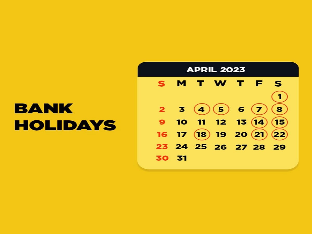 Bank Holidays in April 2023 एप्रिल महिन्यात 15 दिवस बँका राहणार बंद