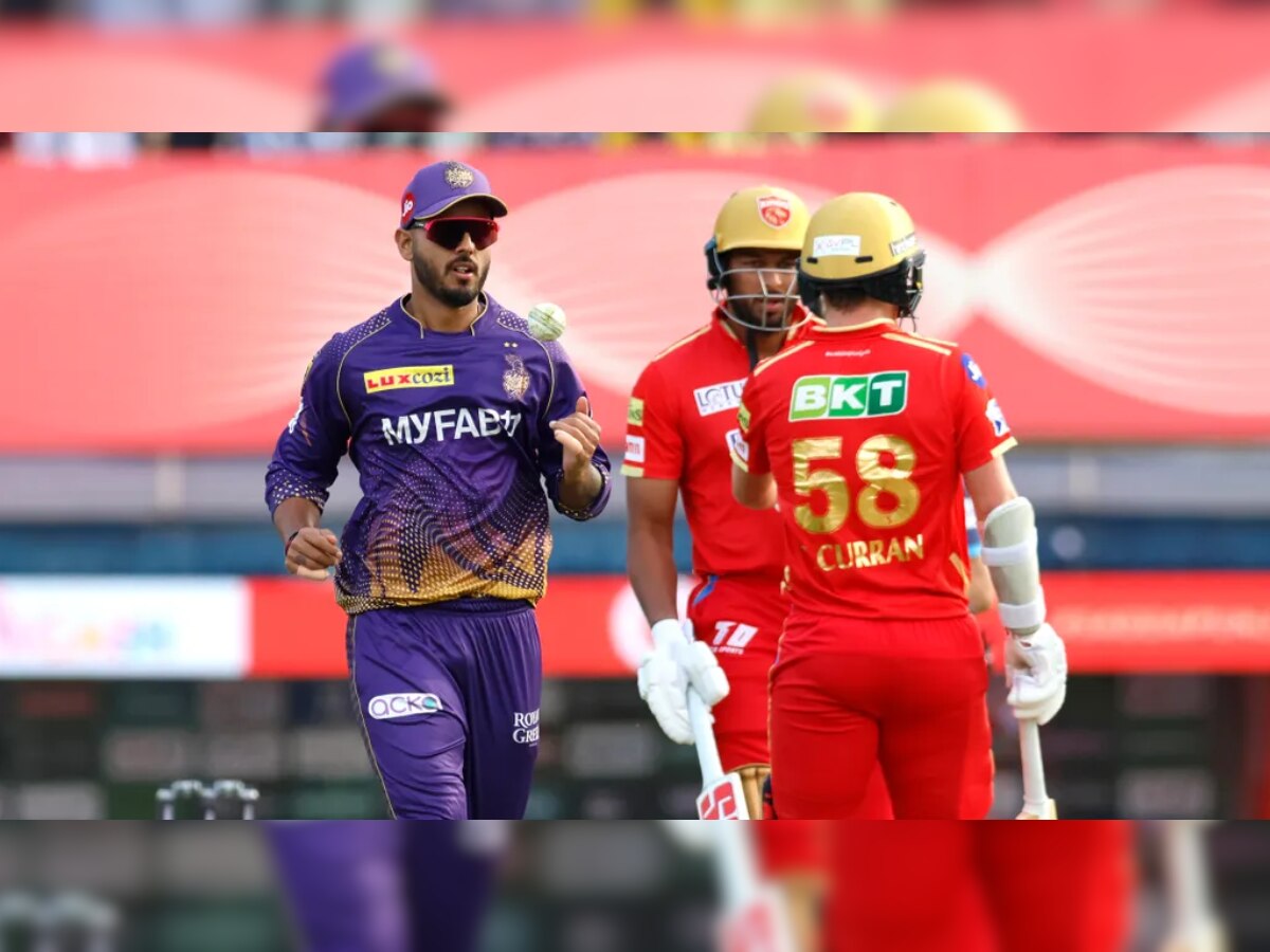 IPL 2023: PBKS विरुद्ध KKR सामना अचानक थांबवला, फलंदाज मैदानाबाहेर; नेमकं काय घडलं? title=