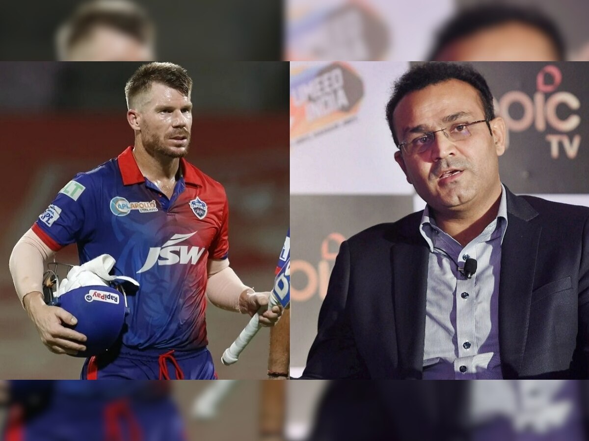 IPL 2023: "...तर मग IPL खेळू नकोस," वीरेंद्र सेहवाग डेव्हिड वॉर्नरवर संतापला, कडक शब्दांत सुनावलं title=