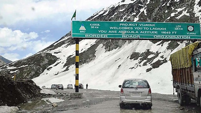 Nitin Gadkari shares photos of Asias Longest Highest Zojila Tunnel Jammu Kashmir