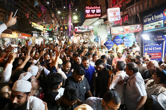 Rahul Gandhi in Bengali Market