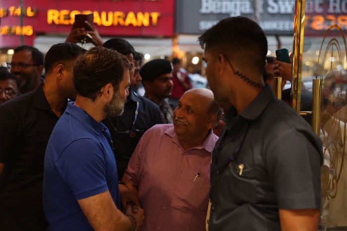 Rahul Gandhi in Bengali Market