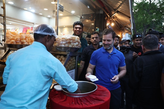 Rahul Gandhi in Bengali Market