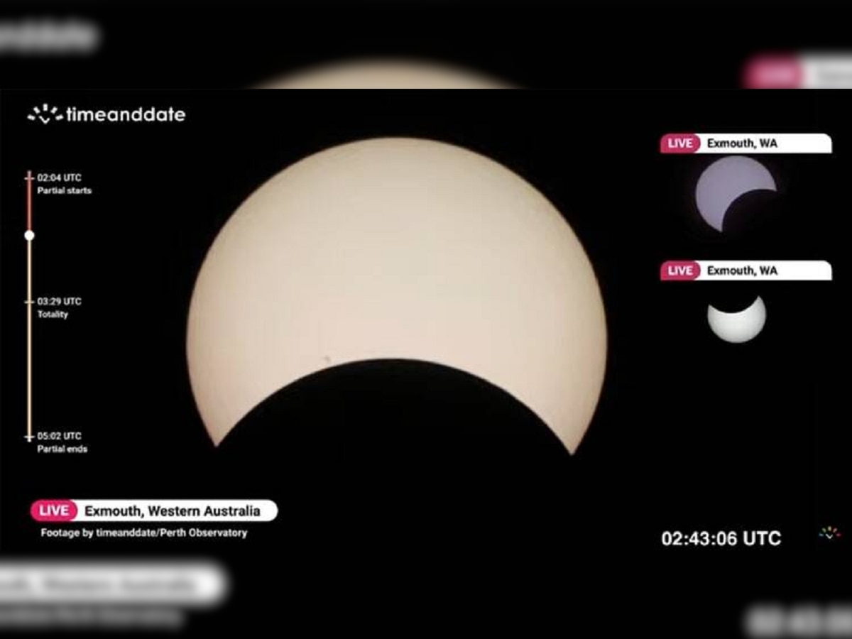 Solar Eclipse 2023 Live : घरबसल्या ऑनलाइन पाहा 'Surya Grahan'  title=