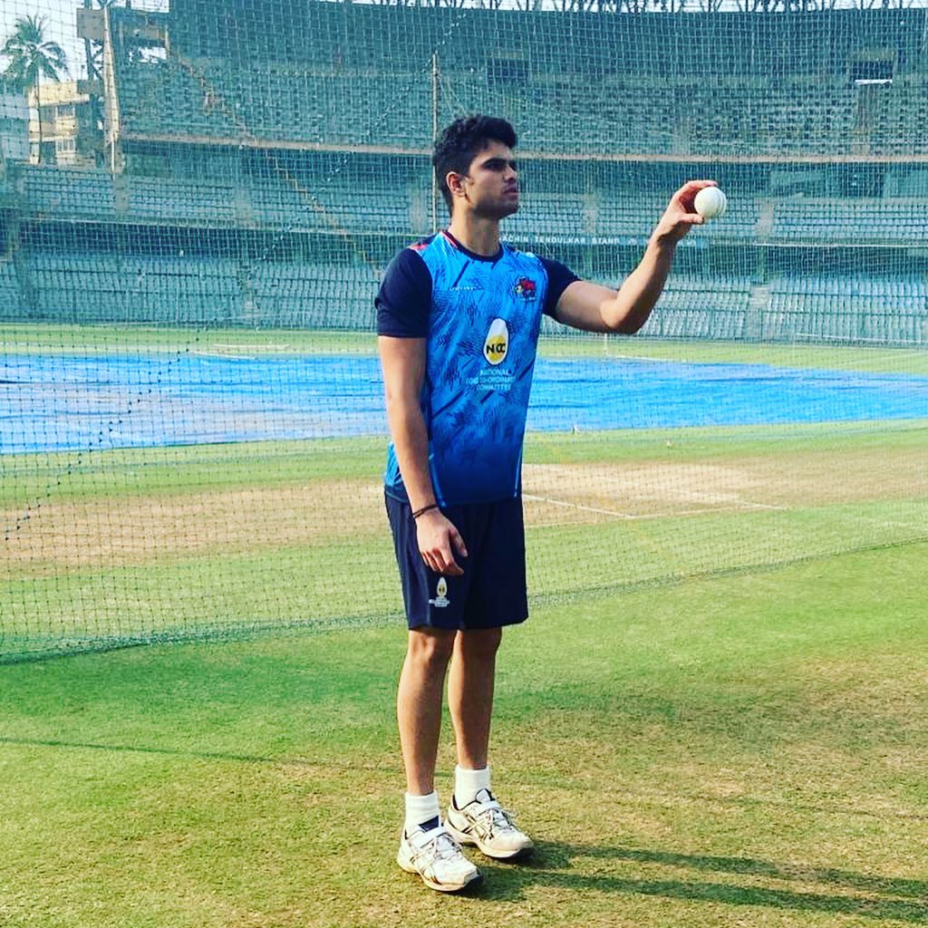 arjun tendulkar bowling