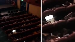 Viral Video: चित्रपटगृहात 'ही' व्यक्ती लॅपटॉप घेऊन का बसली? नेटकऱ्यांनी लावले नानाविध तर्क, तुम्हाला काय वाटतं...