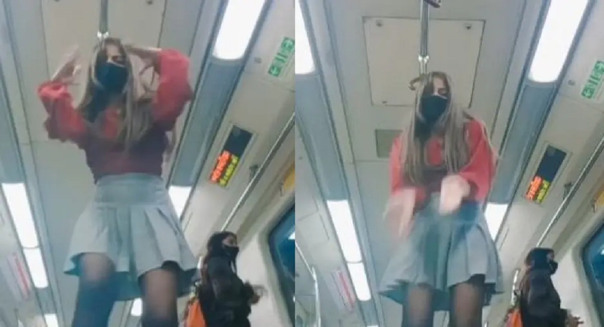 Delhi Metro मधील एका तरुणीचा Video Viral, इंटरनेटवर संताप Girl