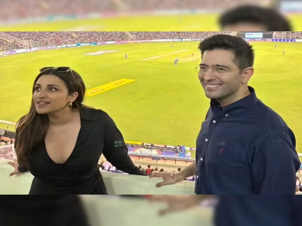 Video : "परिणीती भाभी जिंदाबाद"! राघव चड्ढांसोबत IPL सामना पाहायला पोहोचताच अभिनेत्रीचं अनोखं स्वागत title=