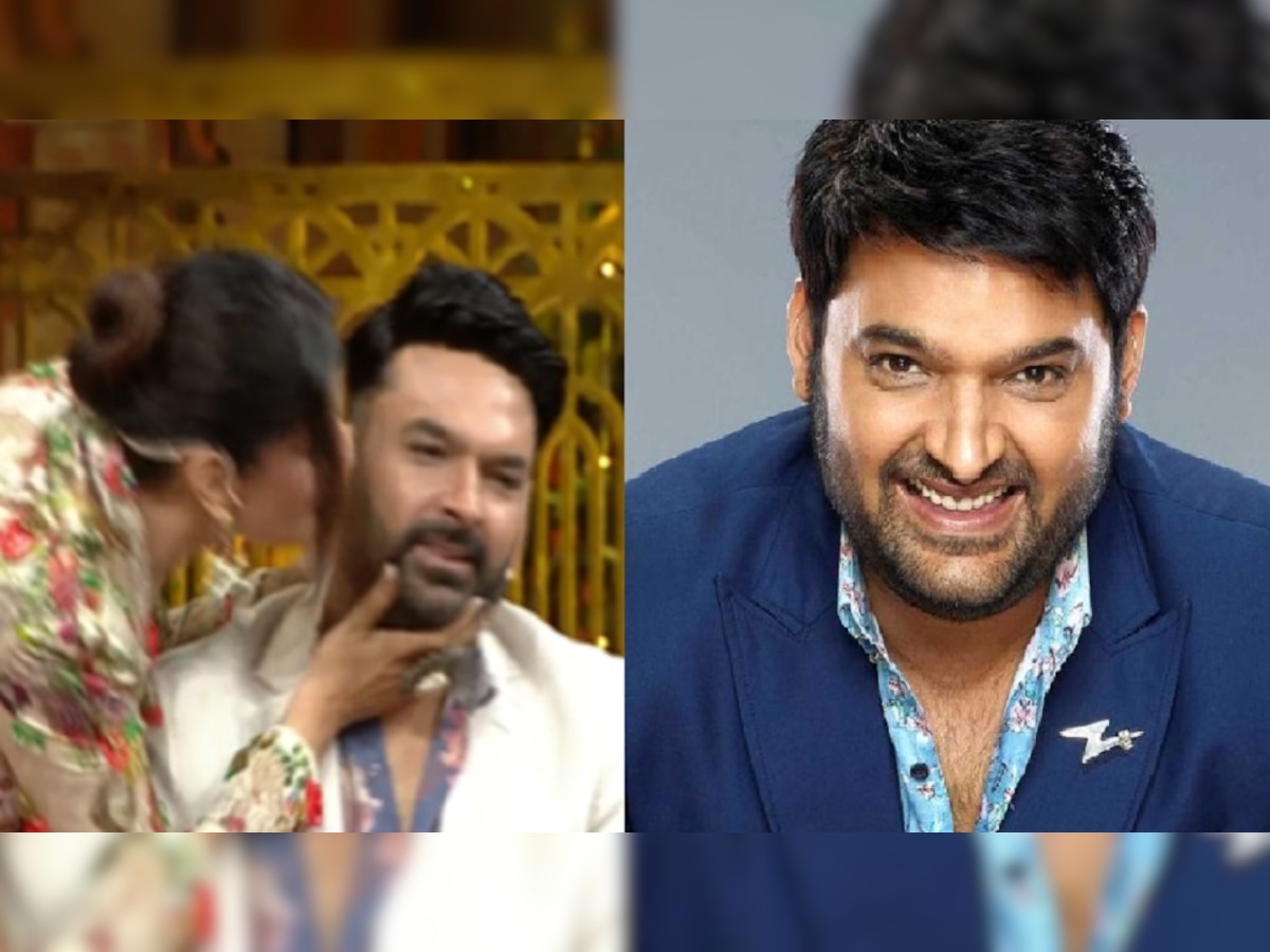 '...एक दो और करो', सगळ्यांसमोरच रविना टंडननं Kiss केल्यावर Kapil Sharma ची भन्नाट प्रतिक्रिया  title=