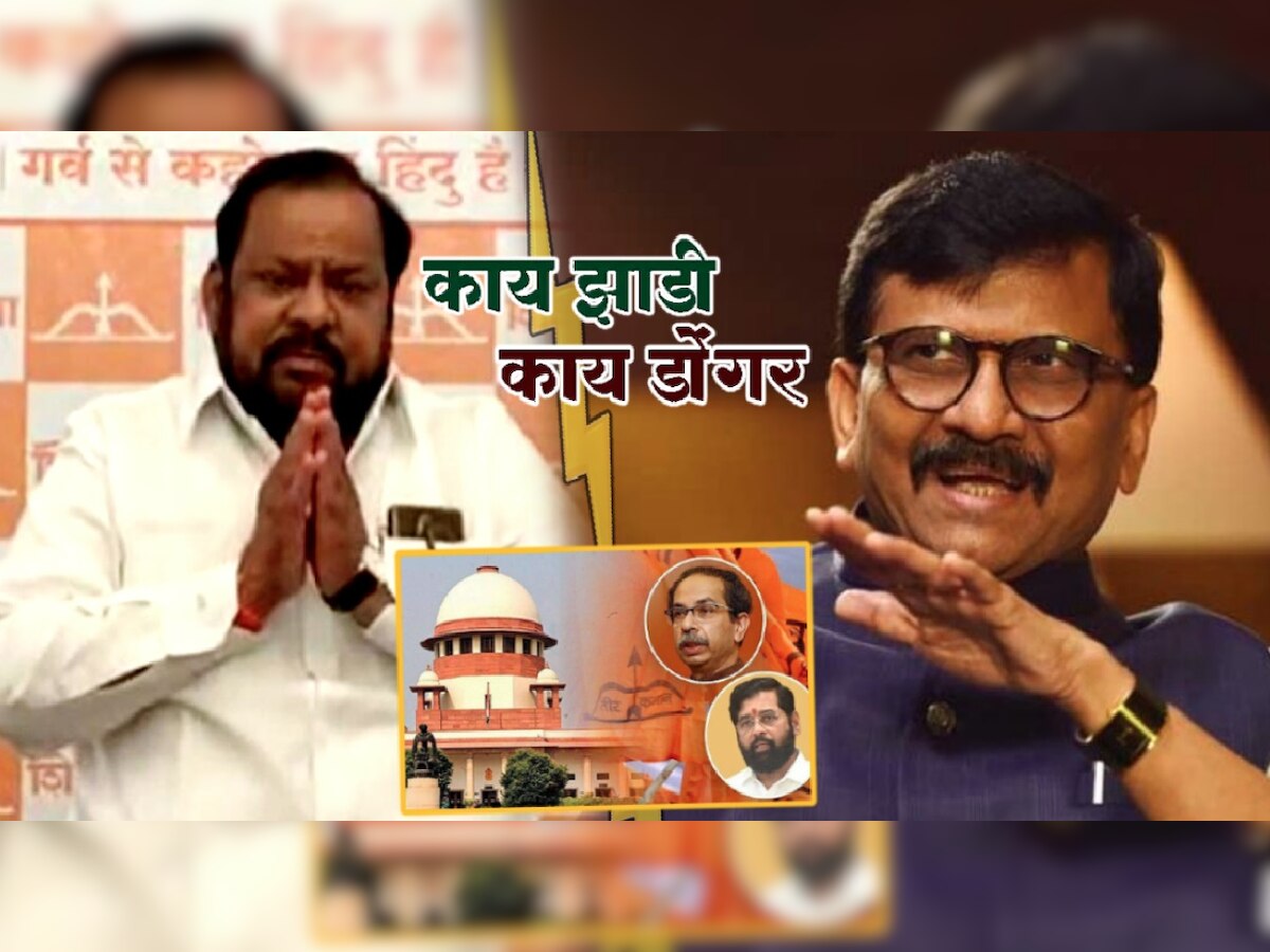 Maharashtra Political Crisis: निकालाआधी संजय राऊतांना का आठवला 'काय झाडी, काय डोंगर..' डायलॉग? सत्ताधाऱ्यांना खोचक टोला title=
