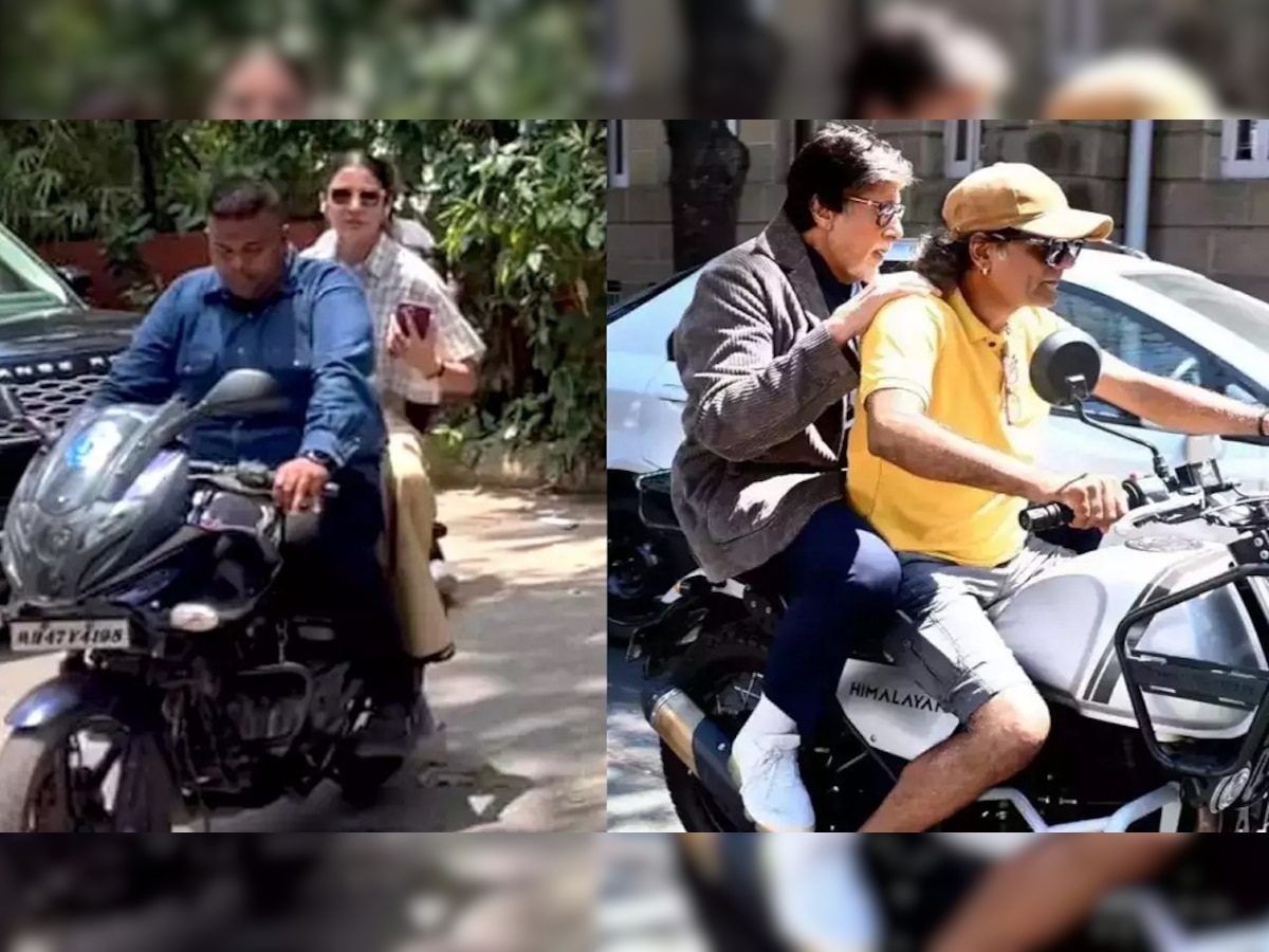 Amitabh Bachchan, अनुष्का शर्मा यांना बाईक राईड पडणार महागात, पोलिसांकडून होणार कारवाई title=