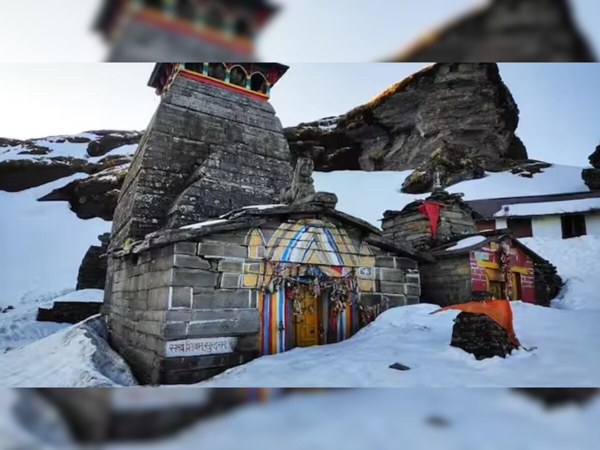जगातील सर्वात उंच शिव मंदिराला धोका?, १२,८०० फुट उंचीवर वसलेले तुंगनाथ मंदिर ६ अंशाने झुकले title=