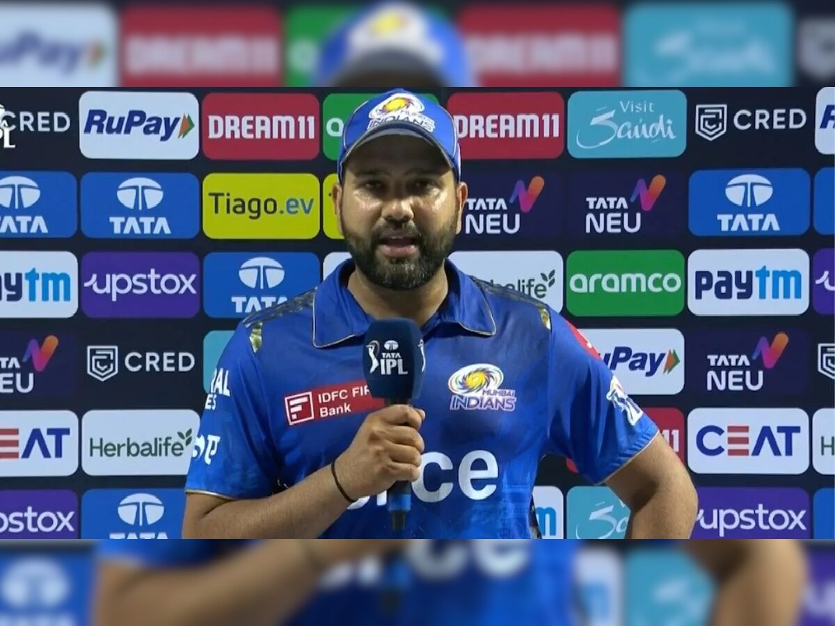 Rohit Sharma : मला नाही...; मुंबई इंडियन्स प्लेऑफमध्ये प्रवेश करण्याच्या प्रश्नावर काय म्हणाला रोहित? title=