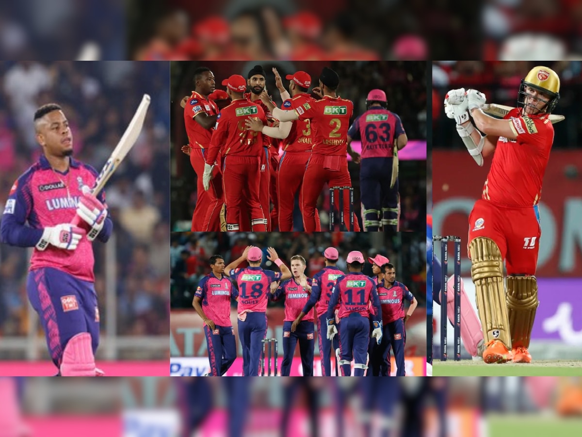 PBKS vs RR : राजस्थानचा 'रॉयल' एंड; पंजाब किंग्सचा 4 विकेट्सने केला पराभव title=