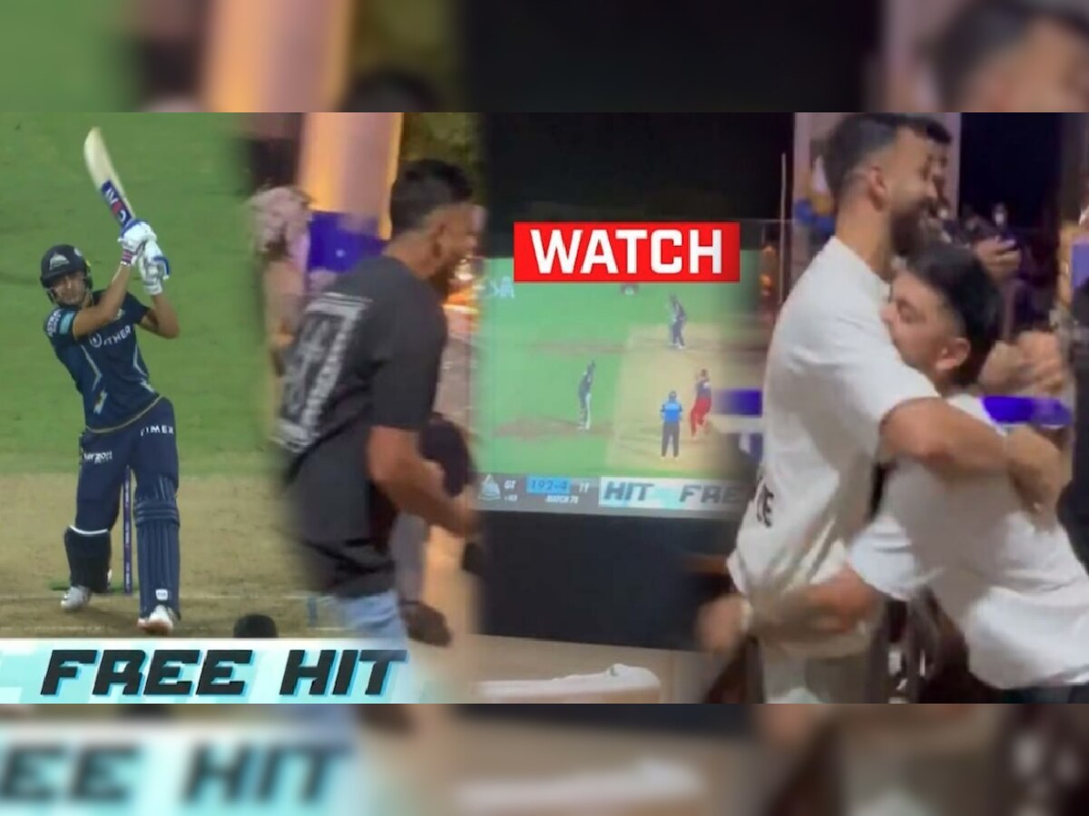 Video MI Celebration After GT Beat RCB: शुभमने विजयी Six मारल्यानंतर Mumbai Indians च्या खेळाडूंनी काय केलं पाहिलं का? title=