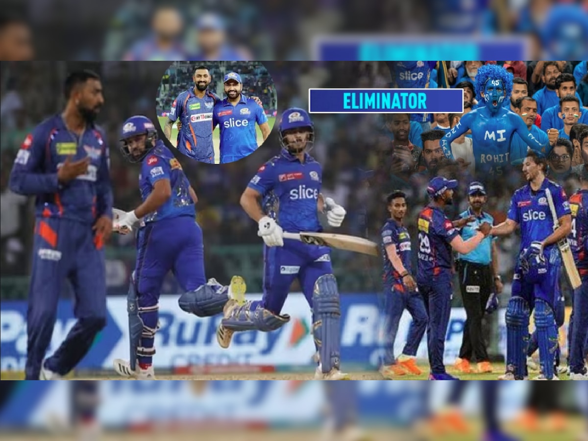 IPL 2023 Eliminator: मुंबईच्या चाहत्यांचं टेन्शन वाढवणारी आकडेवारी! जेव्हा जेव्हा MI vs LSG सामना झाला तेव्हा... title=