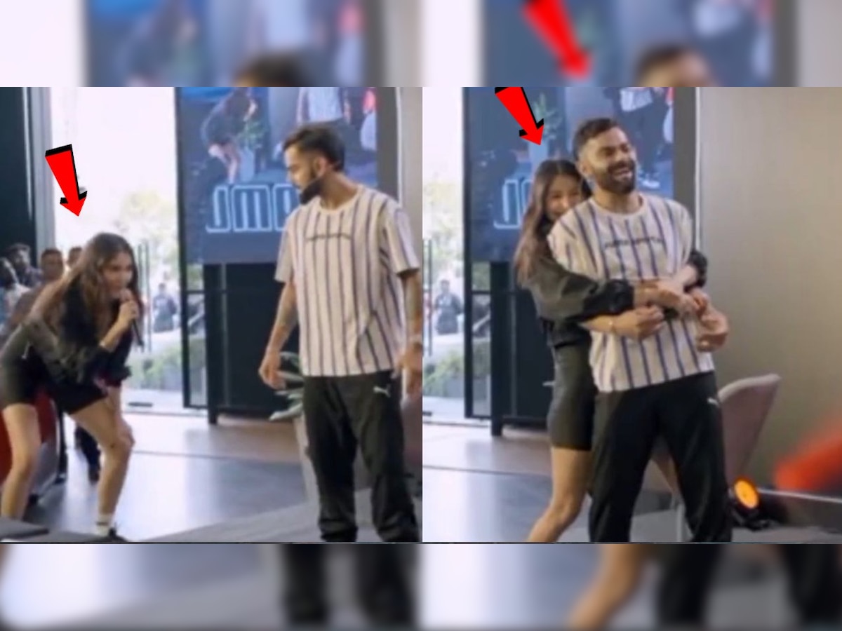 Anushka Sharma Virat Kohli Video: विराट कसा वागतो हे अनुष्काने अगदी अभिनय करुन दाखवलं अन्...; Video झाला Viral title=