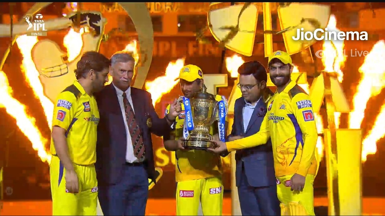 CSK Win IPL Final 2023 Celebration Photos