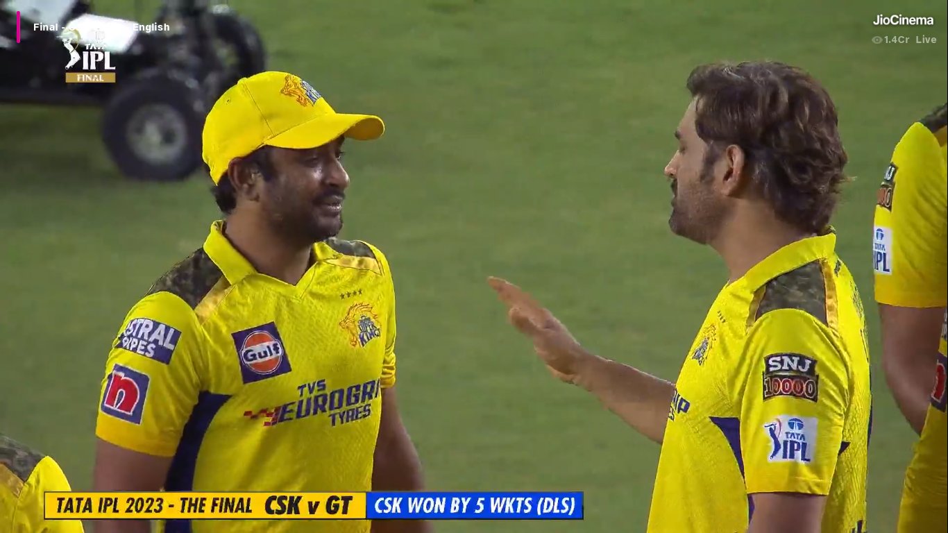 CSK Win IPL Final 2023 Celebration Photos