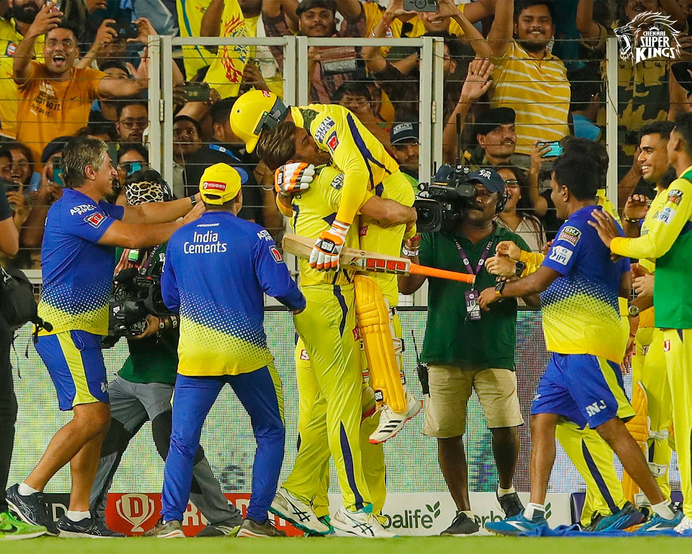 CSK Win IPL Final 2023 Celebration Photos