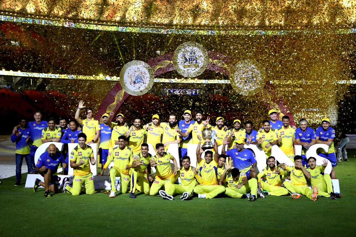 CSK Win IPL Final 2023 Celebration Photos