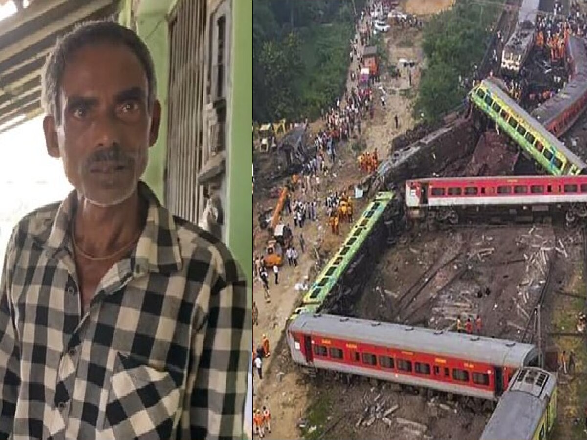 Odhisha Train Accident : मृतदेहांच्या ढिगाऱ्यात ते मुलाला शोधतायत! काळीज पिळवटून टाकणारी 'त्या' बापाची कहाणी title=