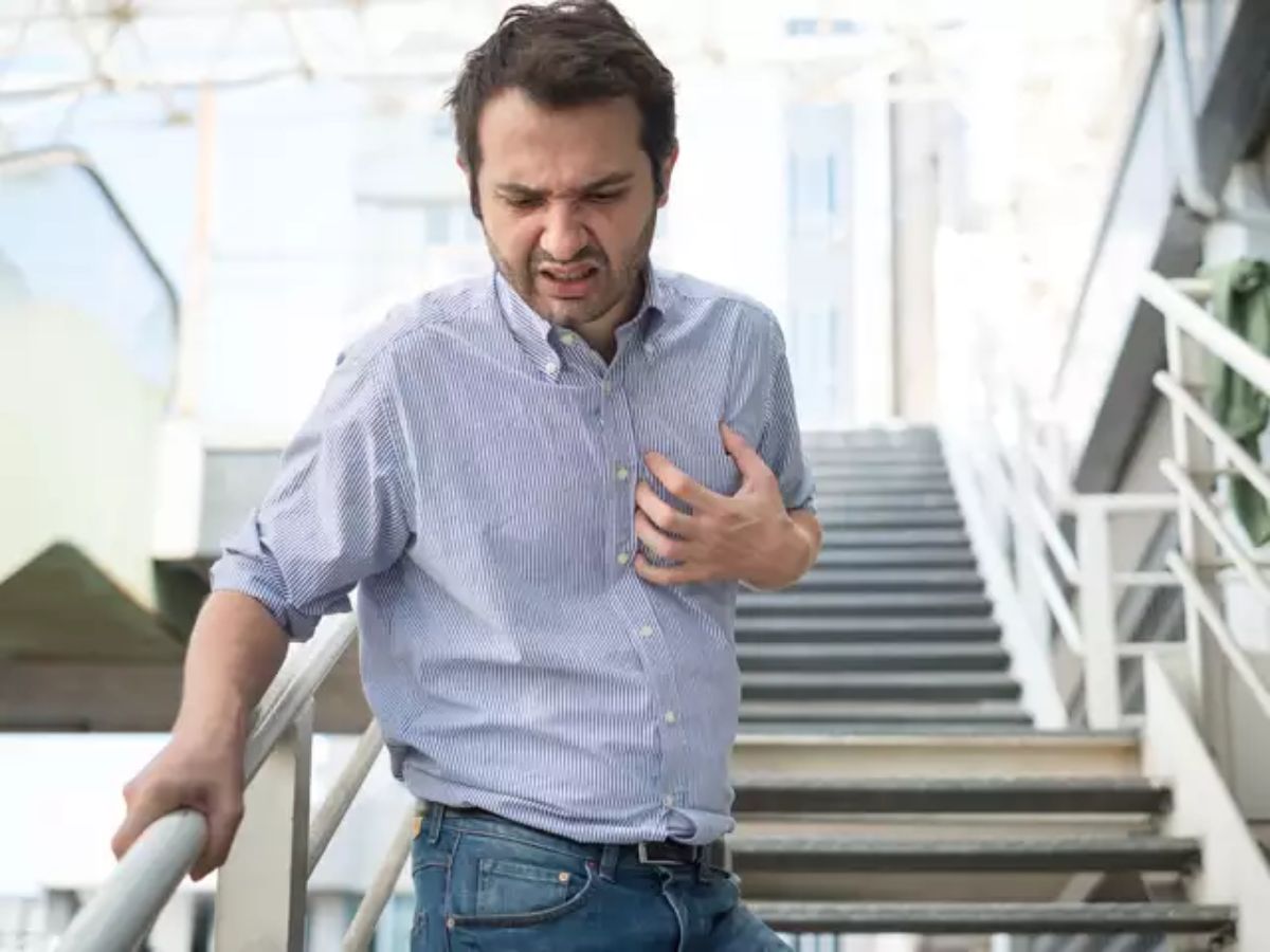 shortness of breath while climbing stairs know the reason 