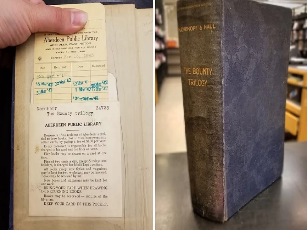 81 वर्षांनी Library ला परत केलं पुस्तक; 17 व्या पानावर असं काही लिहिलं होतं की कर्मचाऱ्यांना बसला आश्चर्याचा धक्का title=