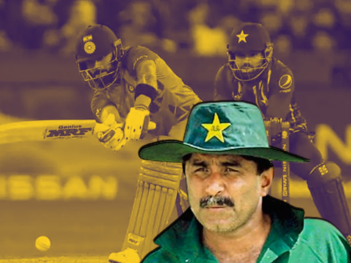 Javed miandad: 'भाड़ में जाओ नहीं आते तो...'; पाकिस्तानच्या जावेद मियाँदाद यांची आडमुठी भूमिका; पाहा Video title=