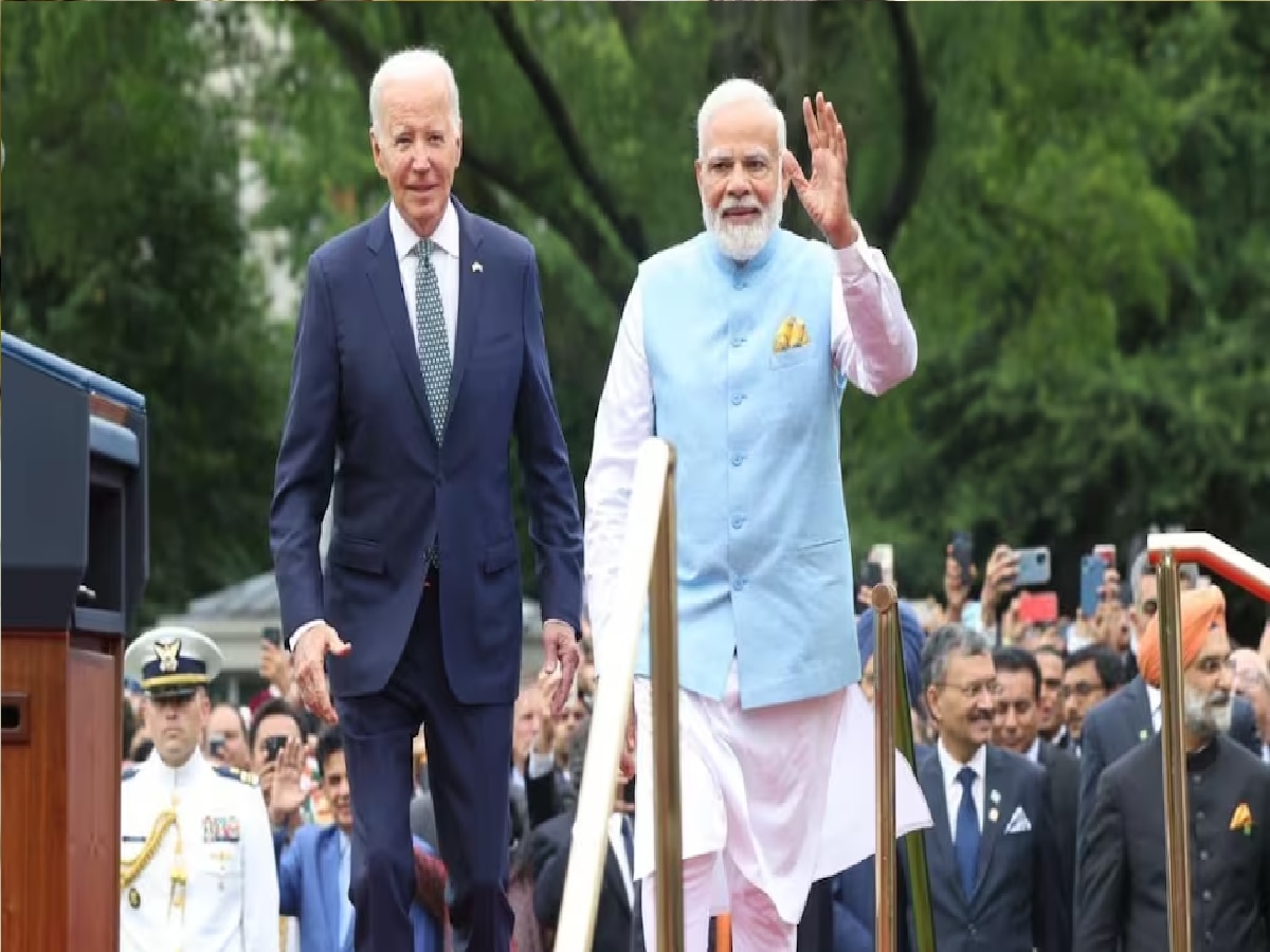 अमेरिकेच्या व्हाईट हाऊसमध्ये मिनी इंडियाची झलक, पंतप्रधान मोदी म्हणाले, 'हा 140 कोटी भारतीयांचा सन्मान' title=