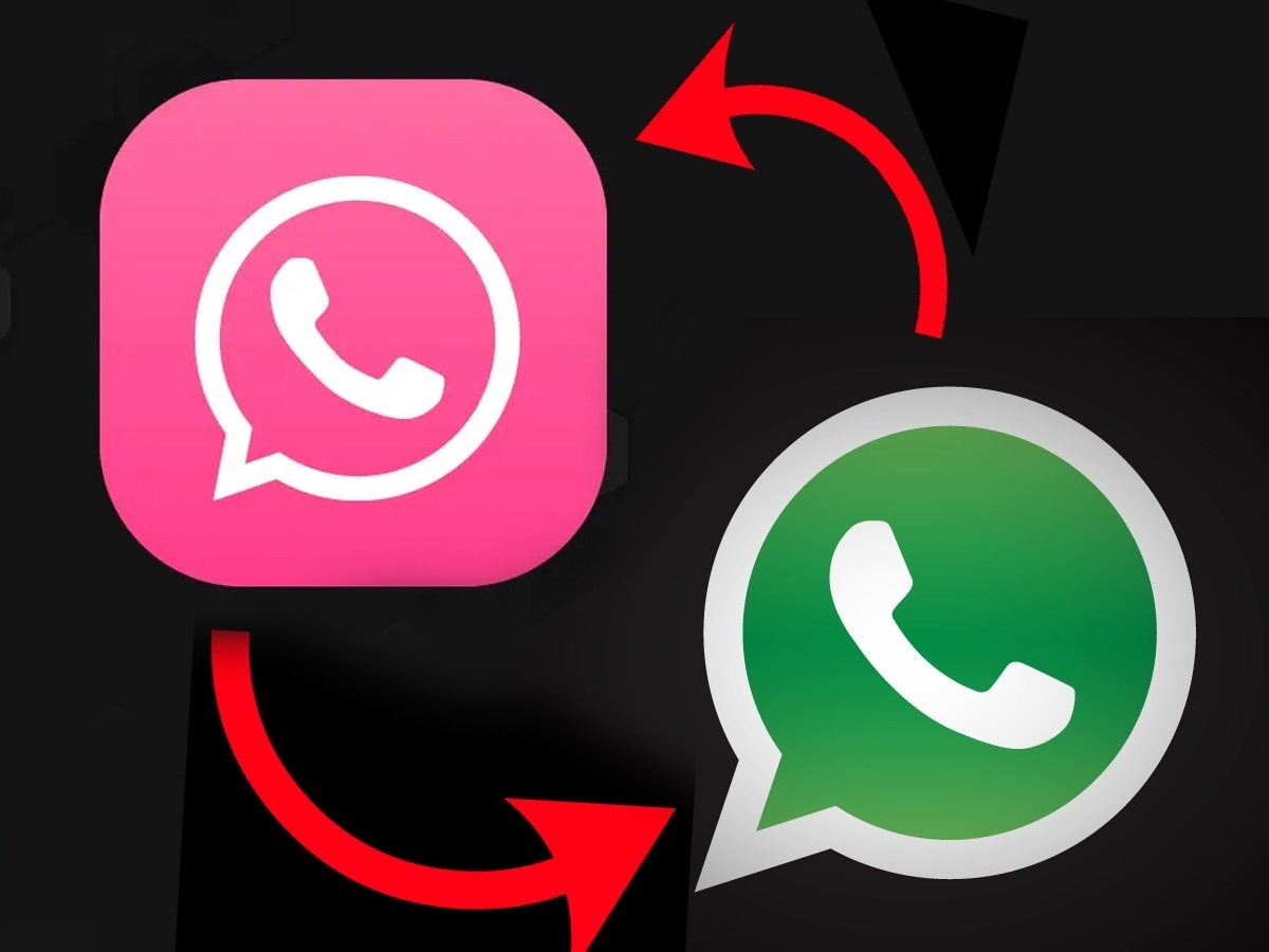 WhatsApp Pink: 'व्हॉट्स‍अ‍ॅप पिंक' काय प्रकरण आहे? अ‍ॅप डाउनलोड होताच होते हिरवे आणि गुलाबी! title=
